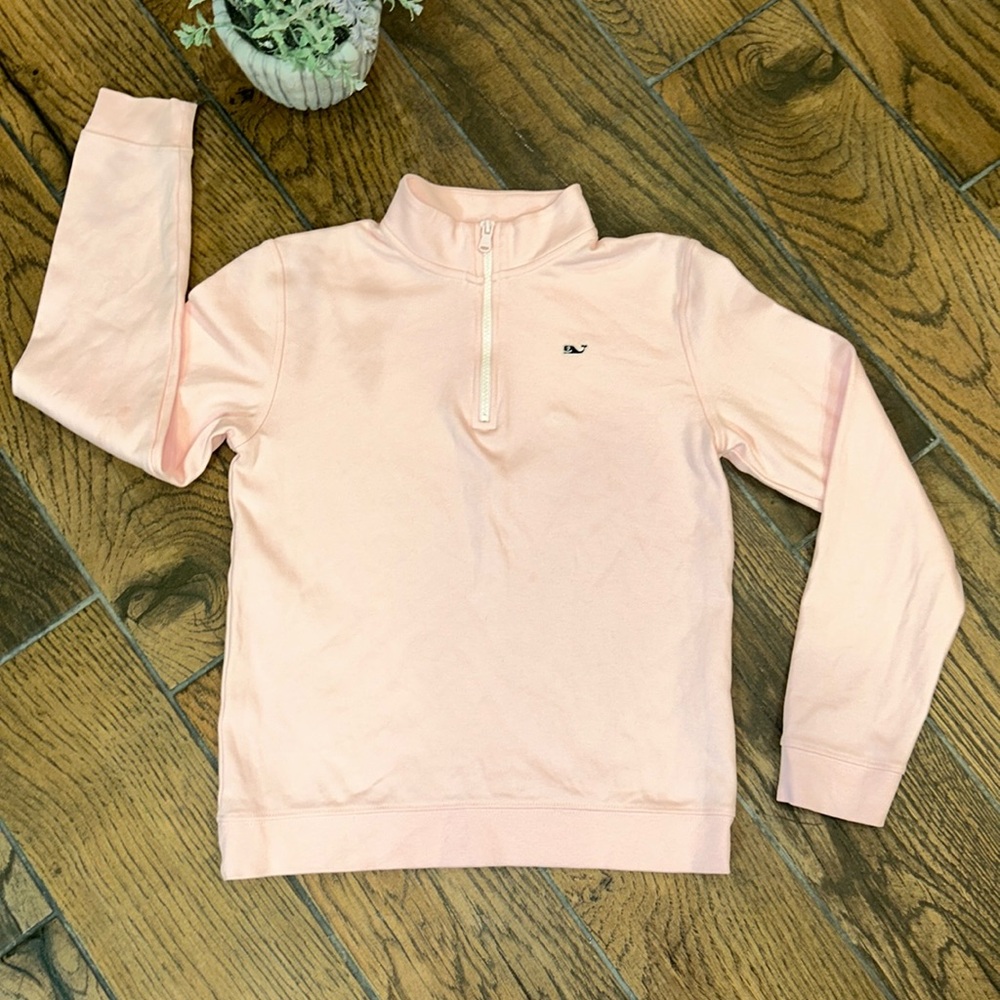 Vineyard Vines / 🐳 Pink 1/2 Zip Pullover